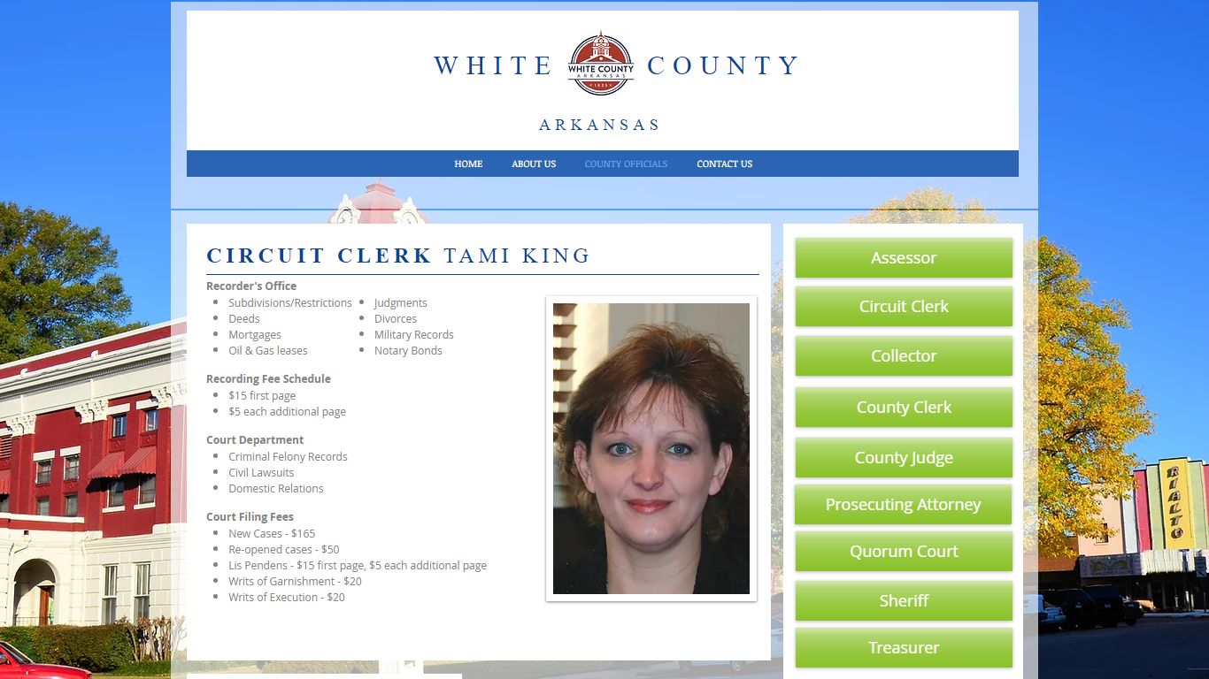Circuit Clerk Tami King - White County, AR